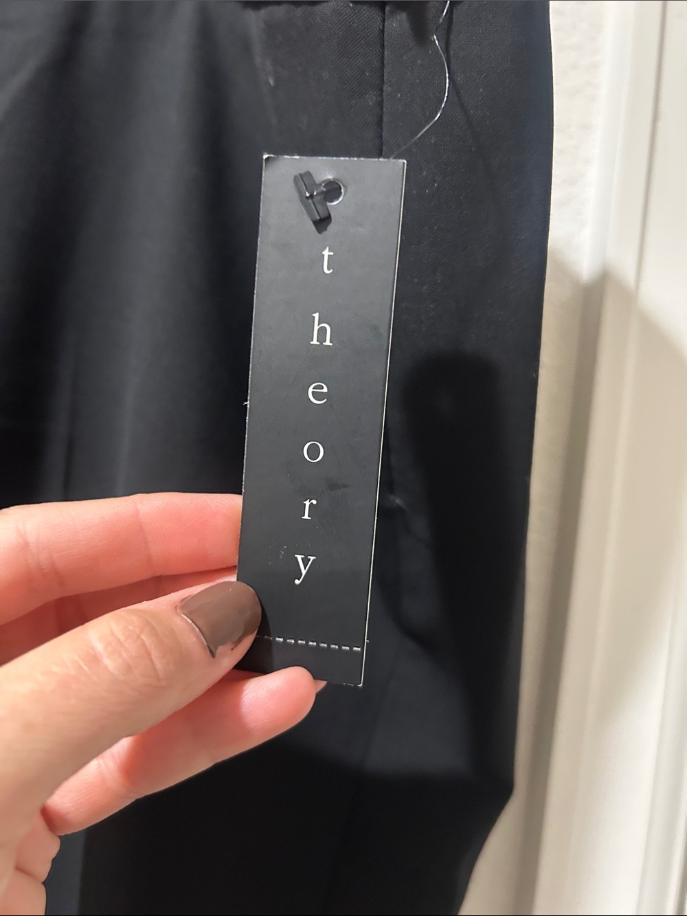 Theory Julianne Women’s Black Flared Dress Pants - Picture 6 of 9
